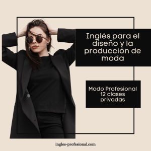 Inglés para el diseño y la producción de moda
