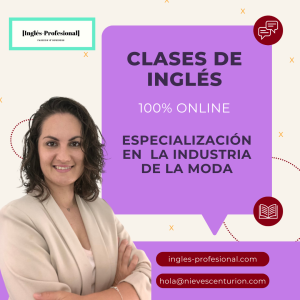 Clases particulares de inglés especializado en moda
